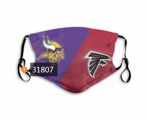 NFL Minnesota Vikings 1482020 Dust mask with filter->nfl dust mask->Sports Accessory